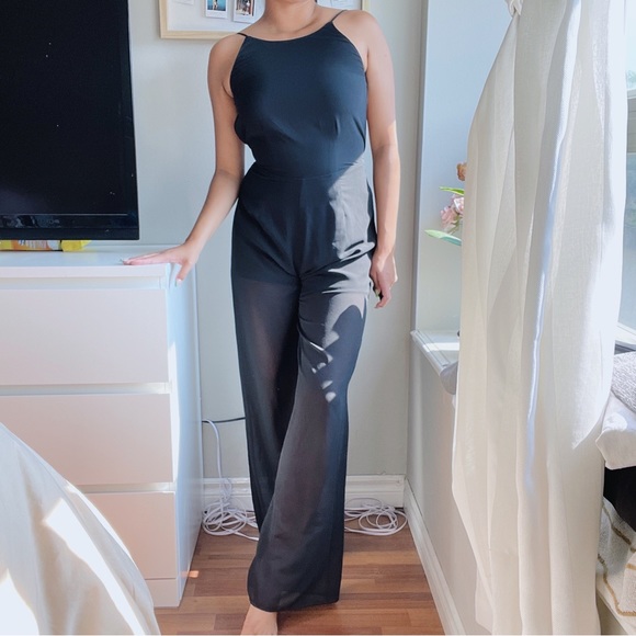 Zara gorgeous black backless jumpsuit! - Picture 3 of 6